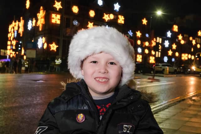 The Children's Hospital Charity turns on the Christmas snowflakes for 2021
Oliver Howe, aged seven, did the honours