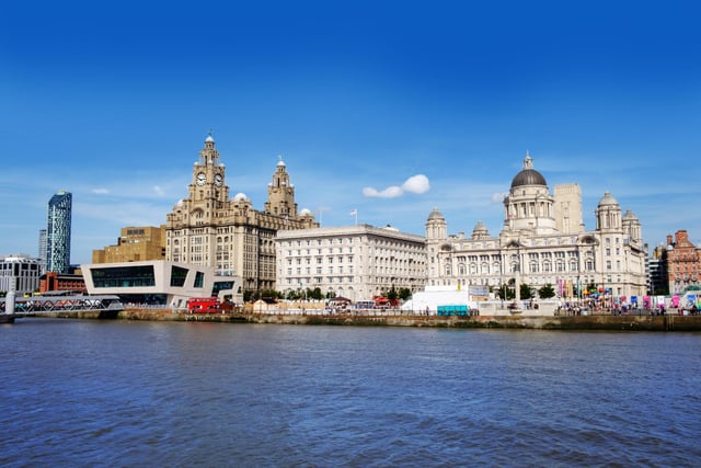 The Merseyside city is the final place in the top three greenest in the UK. This was based on the number of public parks and gardens. Liverpool has 489.