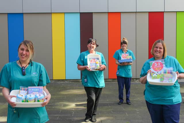 Craft and play activities for patients have been funded