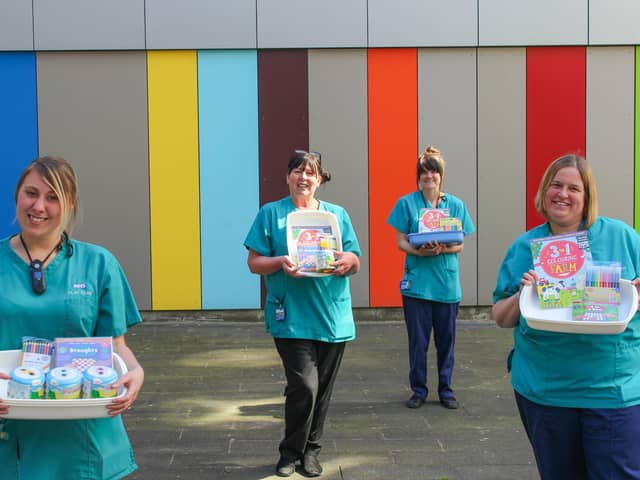 Craft and play activities for patients have been funded