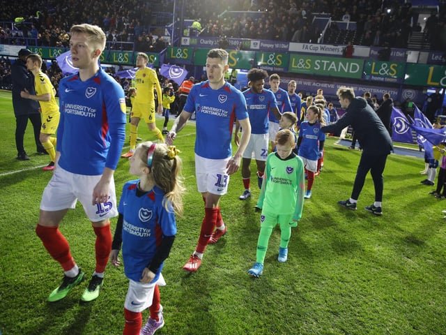 Pompey v Fleetwood in League One from Fratton Park