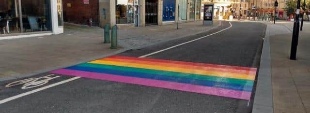 More than 500 people signed a petition to make an LGBTQ+ rainbow crossing in the city centre permanent.