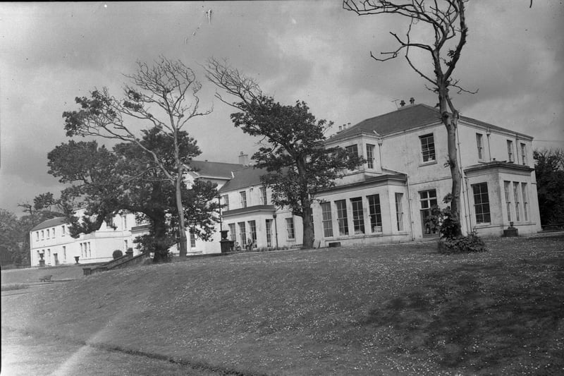 Seaham Hall, pictured here in June 1961, was enlarged with side wings by the first Londonderry owner the Third Marquess.  In the centre is a double bay window.  It was in the upper room that the poet Lord Byron was married to Anne Isabella Milbanke on January 2 1815.