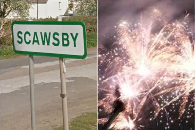 Scawsby has been targeted by firework yobs in recent days.