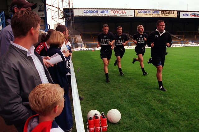 Open training day at Chesterfield FC, 1998.