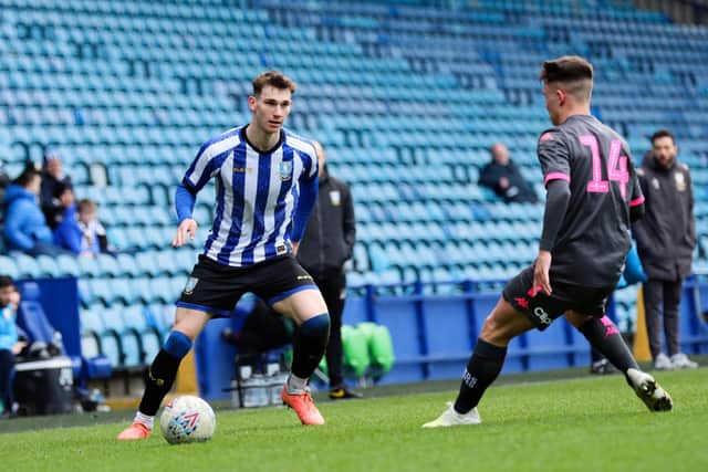 Liam Shaw cam close to landing a first team debut in Sheffield Wednesday's 3-1 defeat to Preston North End. Pic: Isaac Parkin.