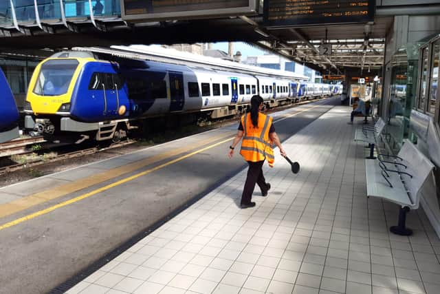Network Rail says industrial action by members of the RMT union on Wednesday July 27 will leave just 10 per cent of services running.