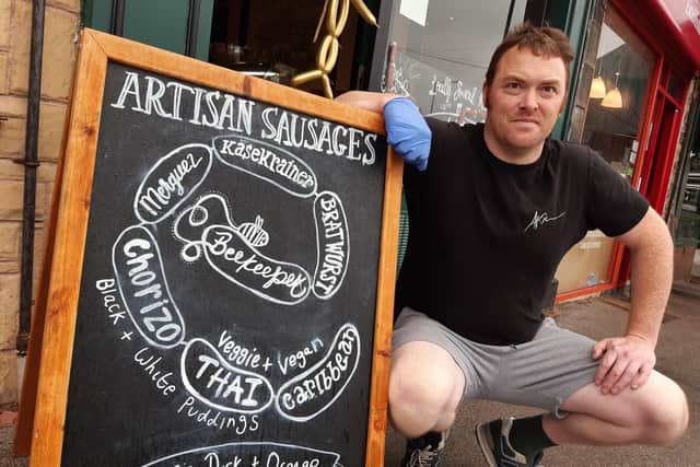 Sheffield’s newest specialist shop, Pipers Artisan Sausages, sold 200kg of gourmet sausages in its first weekend, says its boss, Nick Piper