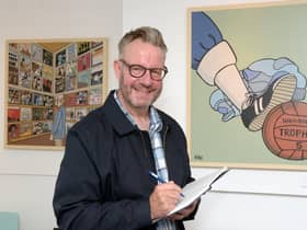 Artist Pete McKee has promised a  mysterious announcement tomorrow