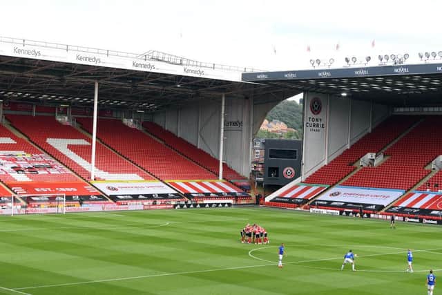 Sheffield United played almost all the season in front of empty stadia - Michael Regan/Getty Images