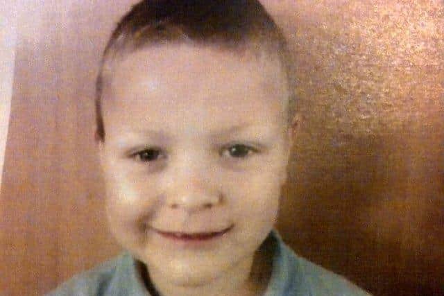 Conley Thompson, aged seven, died on a building site in Barnsley
