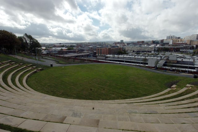 Sheaf Valley Park, above the railway station in Sheffield city centre, is a wonderful location to watch the sunset. The city's ampitheatre is based there too, which means there are plenty of seats to choose from