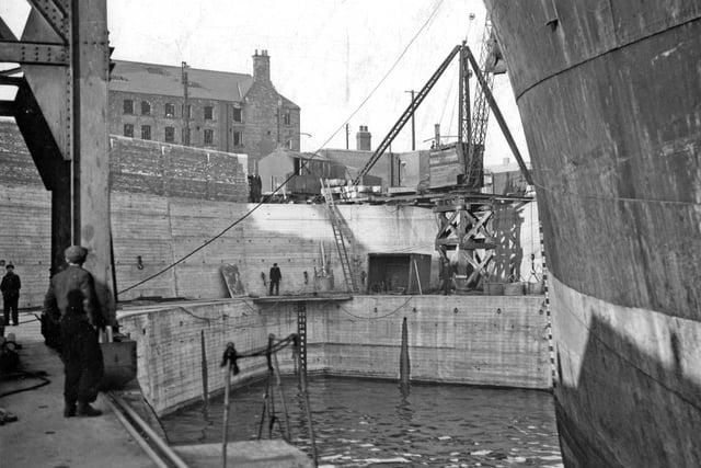 Redheads shipyard is in the picture in this photo. Do you know anyone who worked there?