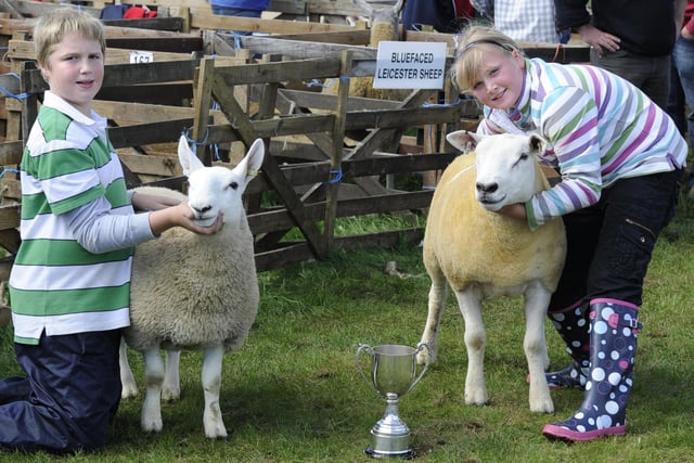 The Junior Handler award went to Jack Walton who is seen with his sister Lucy who was fourth.