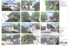 Images submitted to Sheffield City Council of a proposed five-bedroom house set in woodland in Wharncliffe Side that has prompted local objections
