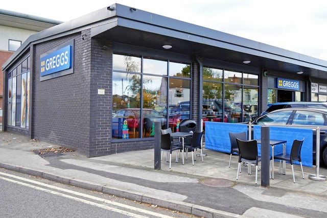 There are several Greggs in the Chesterfield area. The nearest one, at the Pavements Shopping Centre, recently closed.