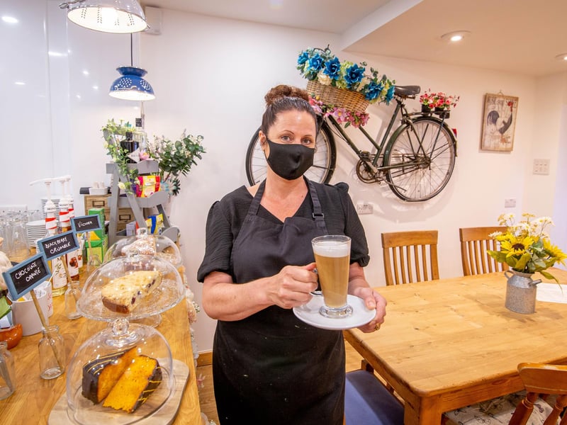 Amanda Marfaelli, 50, the owner of the Garden Shed Cafe, Fareham. Picture: Habibur Rahman