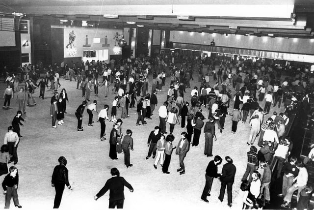 Silver Blades Ice Rink, Queens Road in February 1980. Ref no: s28577