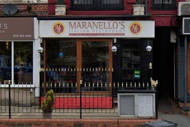 Maranello's, 438 Ecclesall Road, Broomhall, Sheffield, S11 8PX. NHS offer: 15 per cent off, valid Sunday to Friday.