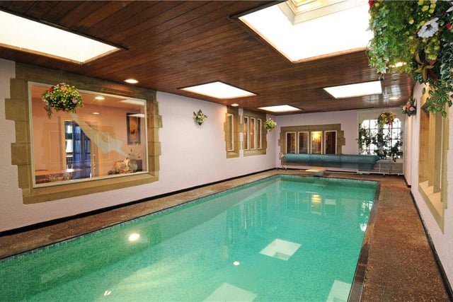 Adding to the luxury of the property is an integral indoor swimming pool, with the surrounding alcove windows bringing in plenty of light.