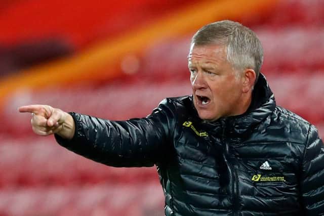 Sheffield United boss Chris Wilder reponded to a claim made by new Sheffield Wednesday manager Tony Pulis on Monday /  (Photo by MICHAEL STEELE/POOL/AFP via Getty Images)