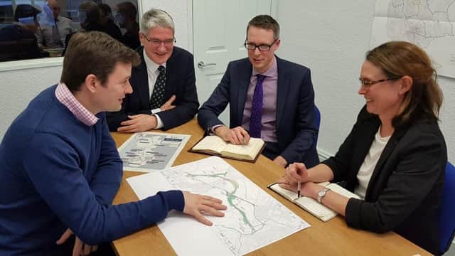 Robert Largan MP meeting with Highways England (pre-lockdown) to discuss the bypass