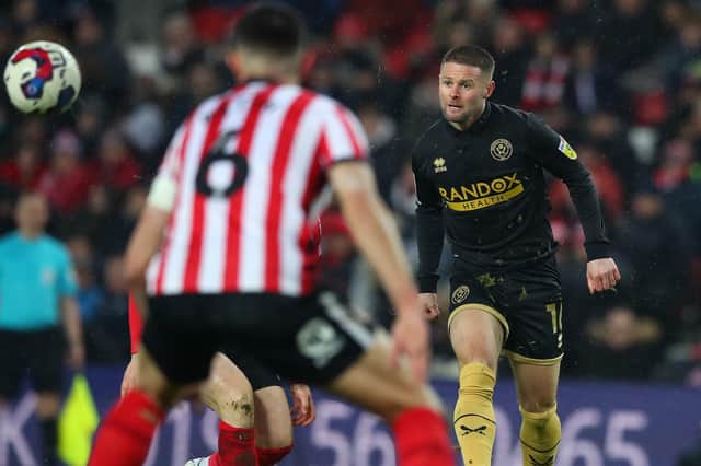 Oliver Norwood came on as a substitute during Sheffield United's win over Sunderland: Simon Bellis / Sportimage