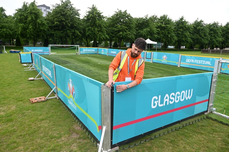 The Fan Zone is being run by Glasgow Life, a charitable arm of Glasgow City Council.