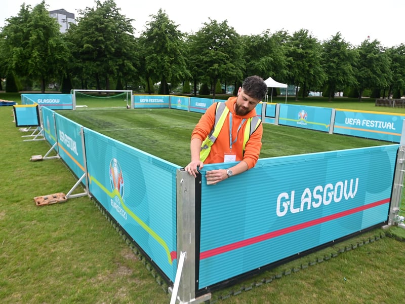 The Fan Zone is being run by Glasgow Life, a charitable arm of Glasgow City Council.