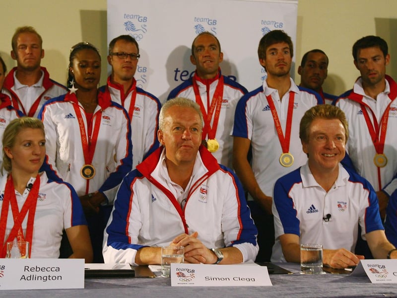 Rebecca Adlington during the Team GB welcome home press conference at the Crowne Plaza Hotel ,Heathrow Airport.