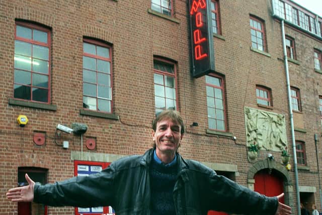 Chris Andrews outside The Leadmill