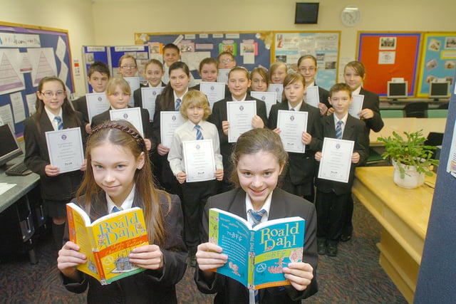A fundraising readathon at St Hilda's School in 2009. Do you recognise any of the fundraisers?