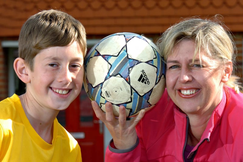 What a day in 2012! It was mother versus son football rivalry when ten year old Joseph Lennox played for St Mary's Primary school in the Sunderland Schools cup final against the team from Barnes Junior School which was coached by his mother Jeanette.