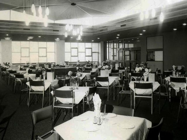 Do you remember the restaurant in the store? - pictured here in 1964