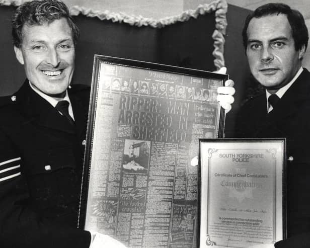 Sgt Bob Ring and PC Robert Hydes were commended for bringing the Yorkshire Ripper to justice. 