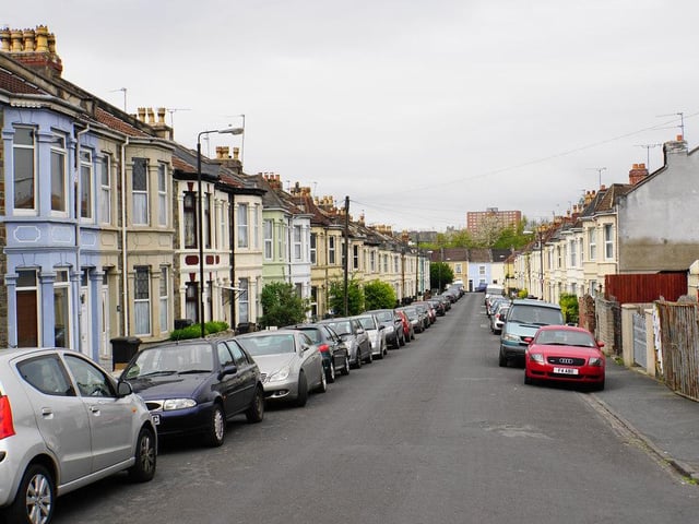 Properties in Bristol’s BS5 postcode area, which covers the Barton Hill area east of the city centre, saw property prices rise by an average of 3.2 per cent.