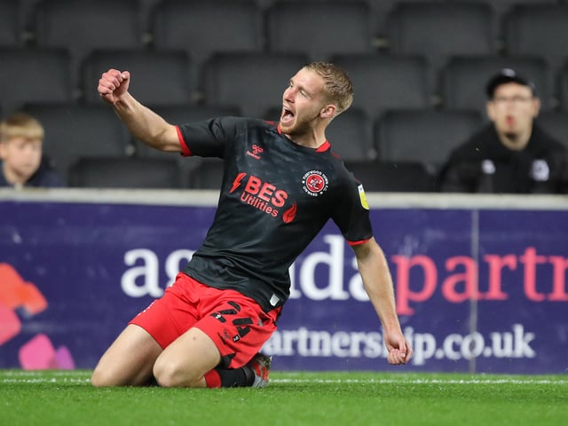 Record during the last six games played in League One... won: zero, drawn: one, lost five.