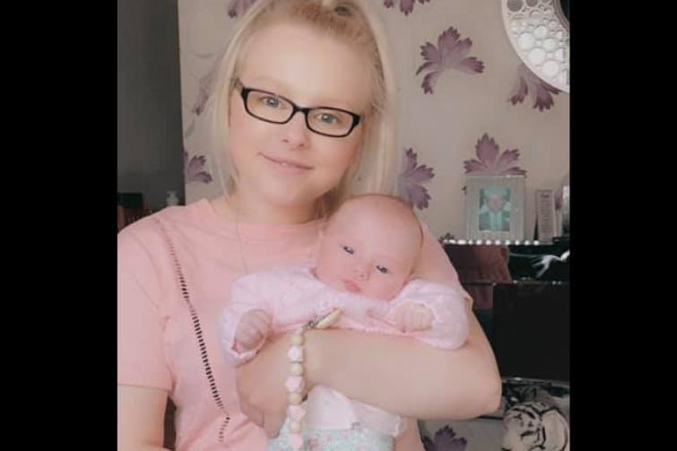 Jessica Rhoades and Baby Alyssia-Rose from Kirk Sandall