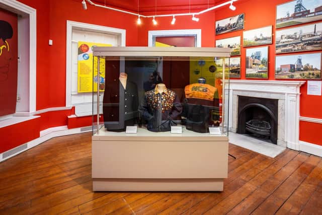 Inside the exhibition at Clifton Park Museum