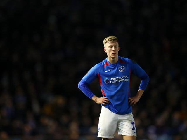 Portsmouth's Ross McCrorie during the game.