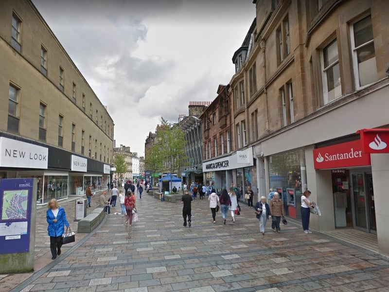 Stirling recorded 541.0 cases of coronavirus per 100,000 people last week. This was 509 cases in total.