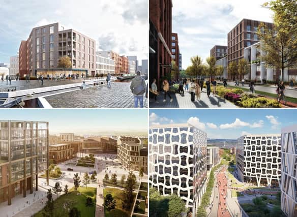These huge projects will transform large parts of Edinburgh at a cost of billions of pounds.