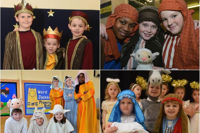 Who can you recognise in this Nativity selection?