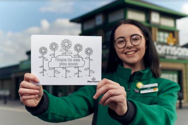 Morrisons is giving away half-a-million postcards to help combat loneliness.