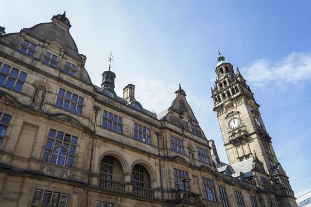 Sheffield Town Hall will be one of the destinations serviced by the returning "FreeBee" bus service. Picture Scott Merrylees