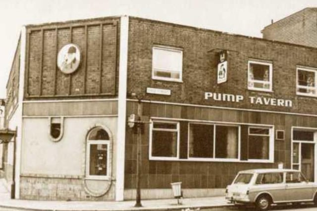 The Pump Tavern, on Cumberland Way, in Sheffield city centre, was demolished to make way for The Moor Market. It is pictured here during the 1970s or 80s. The exact date of this photo is unknown.