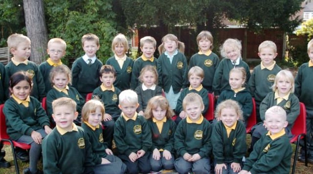 Children at Edenthorpe Hall Primary School in 2007.