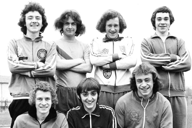 Harton Comprehensive School cross country team.  Were you pictured in 1975?