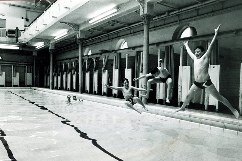 Fun at Attercliffe Swimming Baths in 1982