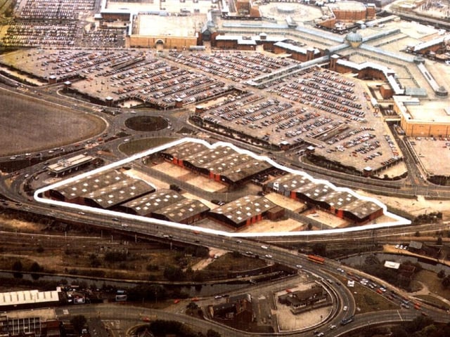 The M1 Distribution Centre On Vulcan Road in 1997